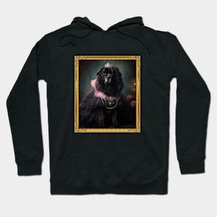 Majestic Newfoundland - Medieval Princess (Framed) Hoodie